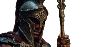 Spartan Warrior Close-Up V2 Vinyl Car Decal Sticker – Waterproof & UV-Resistant 5.4