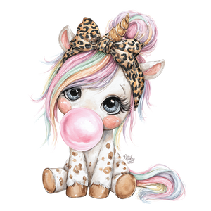 Cute Kawaii Unicorn Vinyl Car Decal Sticker – Waterproof & UV-Resistant 6.826666666666667"