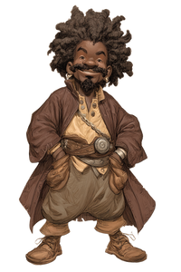 African Halfling Rogue Vinyl Car Decal Sticker – Waterproof & UV-Resistant 4.4
