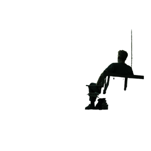 Handsome Man Porch Vinyl Car Decal Sticker – Waterproof & UV-Resistant 3.4133333333333336"