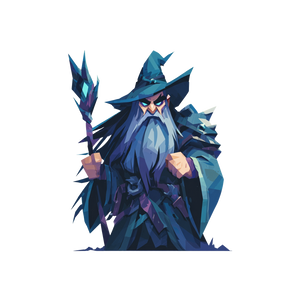 Cartoon Wizard V11 Vinyl Car Decal Sticker – Waterproof & UV-Resistant 6.826666666666667"