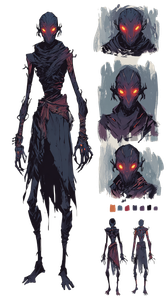 Shadow Creature Design Vinyl Car Decal Sticker – Waterproof & UV-Resistant 4.8533333333333335"
