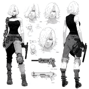 Manga Character Design V3 Vinyl Car Decal Sticker – Waterproof & UV-Resistant 6.826666666666667"