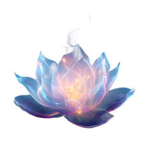Glowing Magical Lotus Vinyl Car Decal Sticker – Waterproof & UV-Resistant 3.4133333333333336"