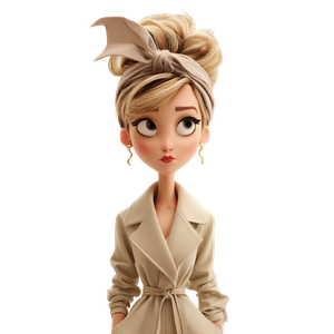 Charming Cartoon Heroine V2 Vinyl Car Decal Sticker – Waterproof & UV-Resistant 3.4133333333333336"