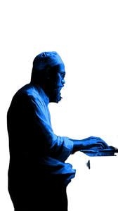 Muslim Man Computing Vinyl Car Decal Sticker – Waterproof & UV-Resistant 4.8533333333333335"