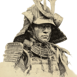 Samurai Warrior V72 Vinyl Car Decal Sticker – Waterproof & UV-Resistant 3.4133333333333336"