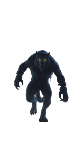Monstrous Werewolf Chase Vinyl Car Decal Sticker – Waterproof & UV-Resistant 9.706666666666667"