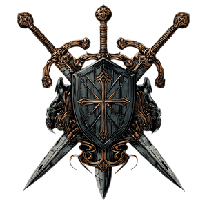 Medieval Knights Crest Vinyl Car Decal Sticker – Waterproof & UV-Resistant 6.826666666666667"