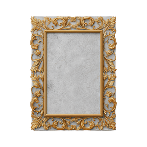 Golden Victorian Frame V2 Vinyl Car Decal Sticker – Waterproof & UV-Resistant 3.4133333333333336"