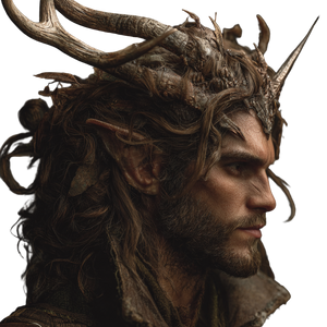 Cernunnos The Mischievous Vinyl Car Decal Sticker – Waterproof & UV-Resistant 3.4133333333333336"