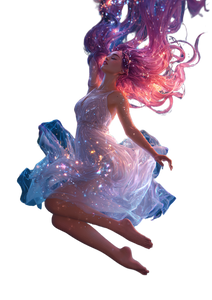 Galaxy Girl Vinyl Car Decal Sticker – Waterproof & UV-Resistant 4.373333333333333"