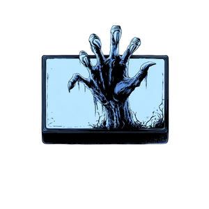 Monster Hand Reaching Vinyl Car Decal Sticker – Waterproof & UV-Resistant 3.4133333333333336"