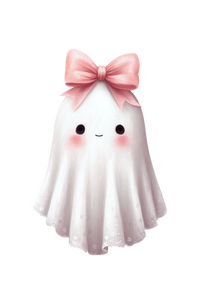 Cute Floating Ghost V3 Vinyl Car Decal Sticker – Waterproof & UV-Resistant 8.96"
