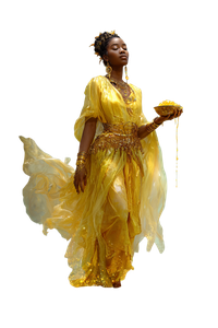 Oshun'S Radiance Vinyl Car Decal Sticker – Waterproof & UV-Resistant 8.96"
