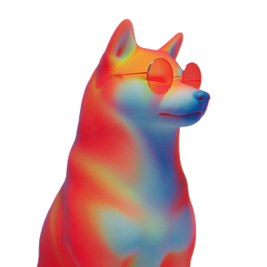 Cool Shiba Inu Vinyl Car Decal Sticker – Waterproof & UV-Resistant 3.4133333333333336"