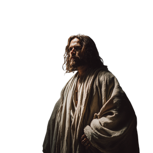 Jesus In Robe Vinyl Car Decal Sticker – Waterproof & UV-Resistant 3.4133333333333336"