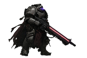 Grimdark Soldier Vinyl Car Decal Sticker – Waterproof & UV-Resistant 5.97333333333333