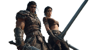Fantasy Warriors Duo V2 Vinyl Car Decal Sticker – Waterproof & UV-Resistant 5.4
