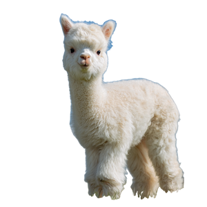 White Baby Alpaca Vinyl Car Decal Sticker – Waterproof & UV-Resistant 3.4133333333333336" White Baby Alpaca Vinyl Car Decal Sticker – Waterproof & UV-Resistant 3.4133333333333336"