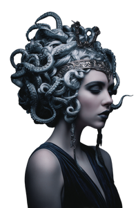 Medusa Octopus Hair Vinyl Car Decal Sticker – Waterproof & UV-Resistant 4.4