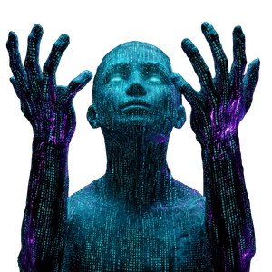 Binary Code Humanoid V2 Vinyl Car Decal Sticker – Waterproof & UV-Resistant 3.4133333333333336"