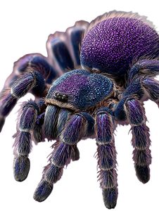 Giant Purple Tarantula Vinyl Car Decal Sticker – Waterproof & UV-Resistant 4.1066666666666665"