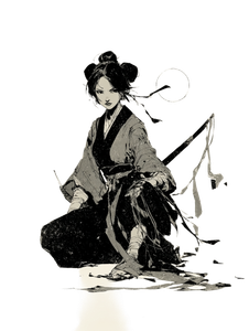 Tang Dynasty Warrior V6 Vinyl Car Decal Sticker – Waterproof & UV-Resistant 4.1066666666666665"
