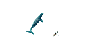 Ocean Spermwhale Scene Vinyl Car Decal Sticker – Waterproof & UV-Resistant 5.4