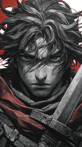 Warrior With Sword V10 Vinyl Car Decal Sticker – Waterproof & UV-Resistant 9.706666666666667"