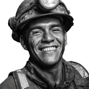 Smiling Mexican Miner Vinyl Car Decal Sticker – Waterproof & UV-Resistant 3.4133333333333336"