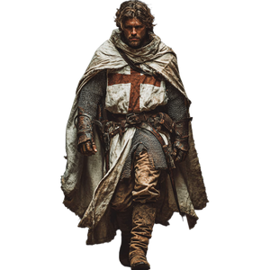 Templar Knight Marching V2 Vinyl Car Decal Sticker – Waterproof & UV-Resistant 3.4133333333333336"