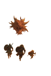 Goblins Fleeing Dragon Vinyl Car Decal Sticker – Waterproof & UV-Resistant 4.4