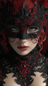 Masquerade Beauty V2 Vinyl Car Decal Sticker – Waterproof & UV-Resistant 9.706666666666667"