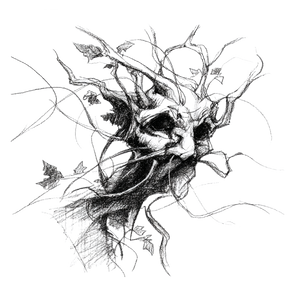 Abstract Forest Spirit Vinyl Car Decal Sticker – Waterproof & UV-Resistant 3.4133333333333336"