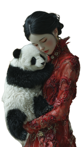 Serene Panda Bond Vinyl Car Decal Sticker – Waterproof & UV-Resistant 4.8533333333333335"