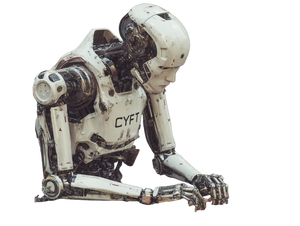 Futuristic Military Robot V10 Vinyl Car Decal Sticker – Waterproof & UV-Resistant 6.1866666666666665"