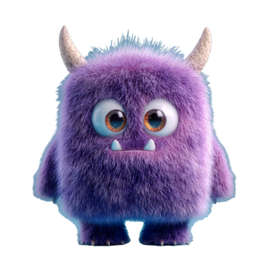 Cute Cartoon Monster V2 Vinyl Car Decal Sticker – Waterproof & UV-Resistant 6.826666666666667"