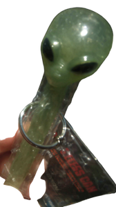 Alien Keychain Close-Up Vinyl Car Decal Sticker – Waterproof & UV-Resistant 9.706666666666667"