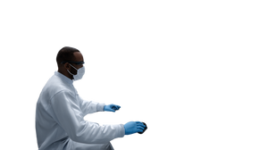 Scientist In Lab V25 Vinyl Car Decal Sticker – Waterproof & UV-Resistant 2.72"