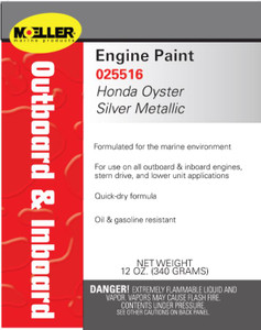 Honda Oyster Silver Metallic Engine Paint | For All Engines | Oil/Gas Resistant