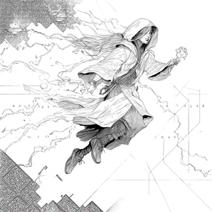 Cyberpunk Wizard Flight Vinyl Car Decal Sticker – Waterproof & UV-Resistant 3.4133333333333336"