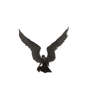 Fallen Angel Kneeling V2 Vinyl Car Decal Sticker – Waterproof & UV-Resistant 3.4133333333333336"