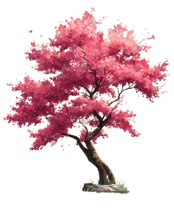 Cherry Blossom Tree V27 Vinyl Car Decal Sticker – Waterproof & UV-Resistant 8.0"