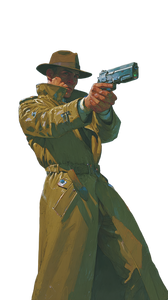 Fassbender Cyberpunk Detective Vinyl Car Decal Sticker – Waterproof & UV-Resistant 9.706666666666667"