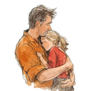 Dad And Daughter Hug Vinyl Car Decal Sticker – Waterproof & UV-Resistant 3.4133333333333336" Dad And Daughter Hug Vinyl Car Decal Sticker – Waterproof & UV-Resistant 3.4133333333333336"