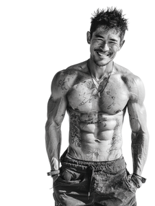 Young Bodybuilders Selfie Vinyl Car Decal Sticker – Waterproof & UV-Resistant 8.213333333333333"
