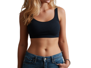 Woman Showing Stomach Vinyl Car Decal Sticker – Waterproof & UV-Resistant 6.1866666666666665"