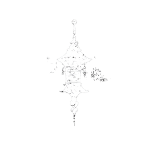 Medieval Lantern Symbol Vinyl Car Decal Sticker – Waterproof & UV-Resistant 3.4133333333333336"