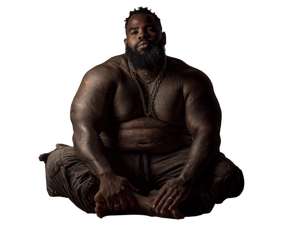 Muscular Black Man V2 Vinyl Car Decal Sticker – Waterproof & UV-Resistant 6.1866666666666665"